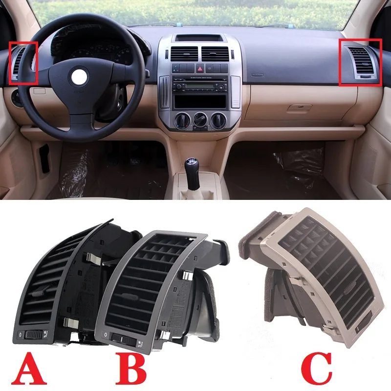 

Yasong For VW Polo 2002-2010 Car Interior Dashboard Air Condition Air Outlet Centre Console Air Conditioner Warm Air Vent Panel