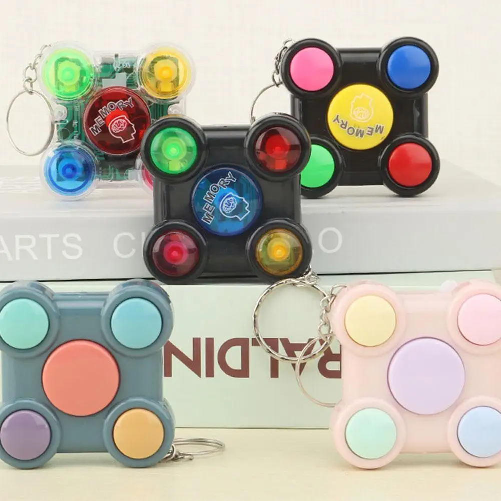

1pc Adults Kids Stress Relief Toy Portable Colorful Gamepad Maze Educational Shape Keychain Memory Cube Game Gadget Breakth R9y5