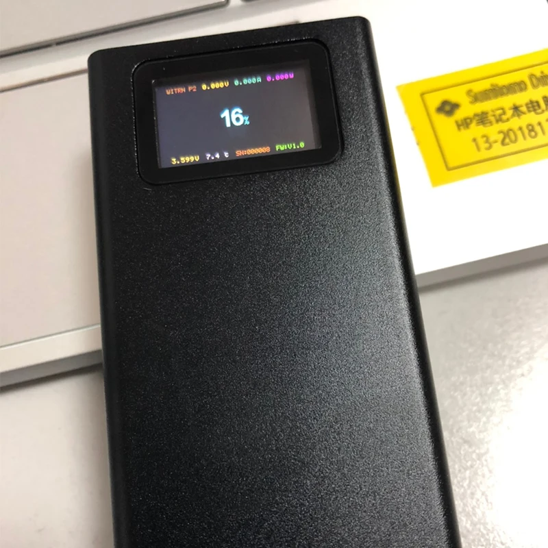 

Power Bank P2 21W two way Bluetooth Color Screen Multi-protocol Fast Charge High Power 9600mah Wireless PPS diy Power Bank