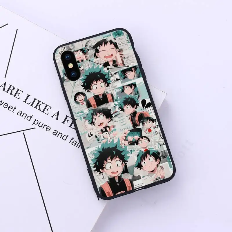 

Shoto Todoroki boku no My hero academia Phone Case for iPhone 11 12 mini pro XS MAX 8 7 6 6S Plus X 5S SE 2020 XR