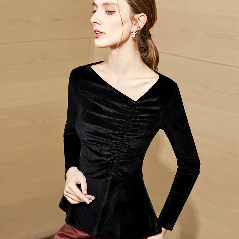 Новинка 2021 Весенняя женская Золотая Бархатная куртка дизайнерская нишевая