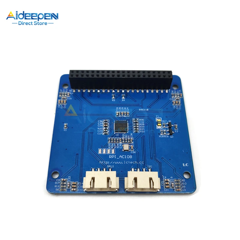 Плата аудио декодера AC108 с 4 микрофонами 3 В/5 В для Raspberry Pi ZERO/ZERO W/2B/3B/3B +/4 - купить по