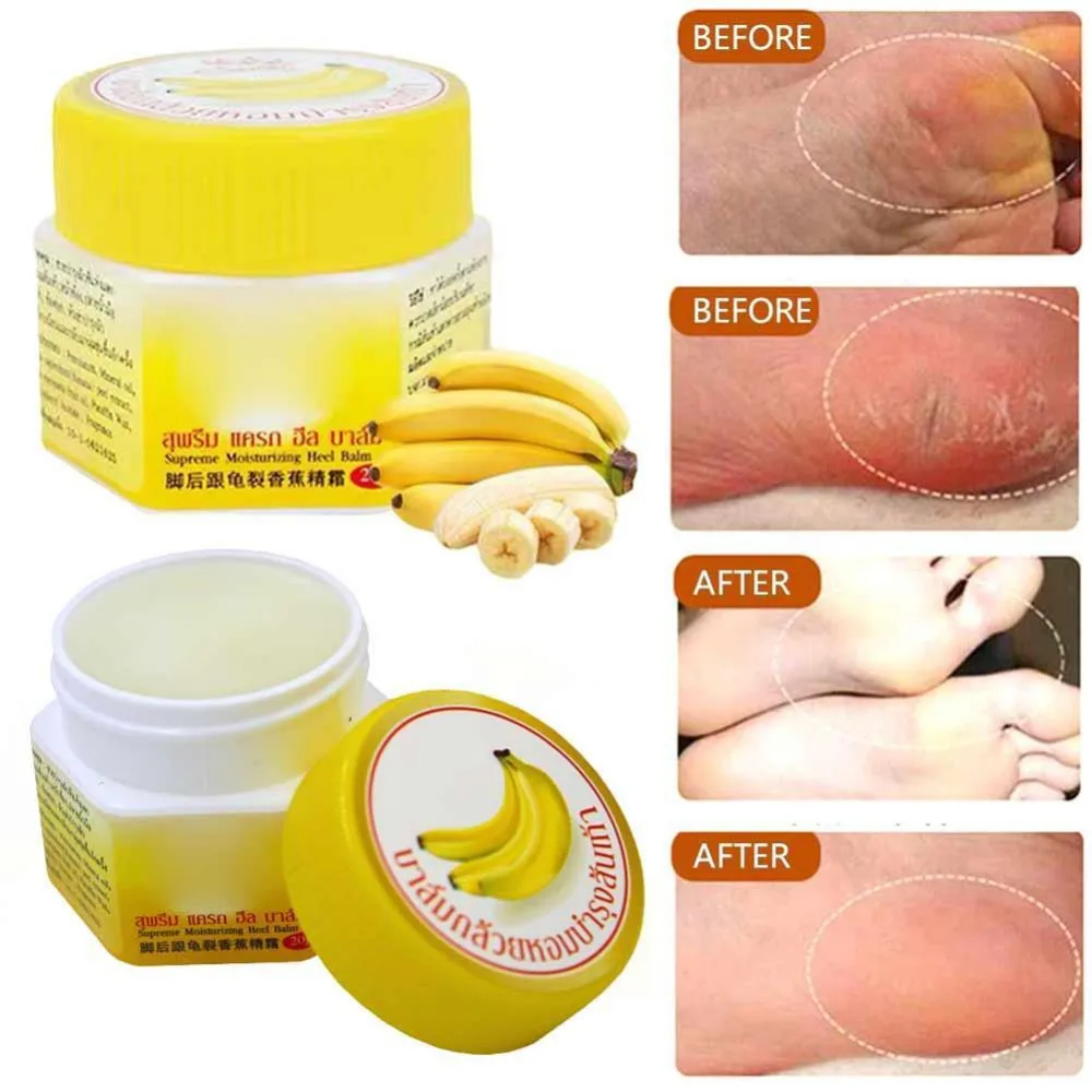 

Foot Crack Cream Heel Chapped Peeling Foot Repair Anti Dry Crack Banana Oil Remove Dead Skin Soften Feet Care Cream