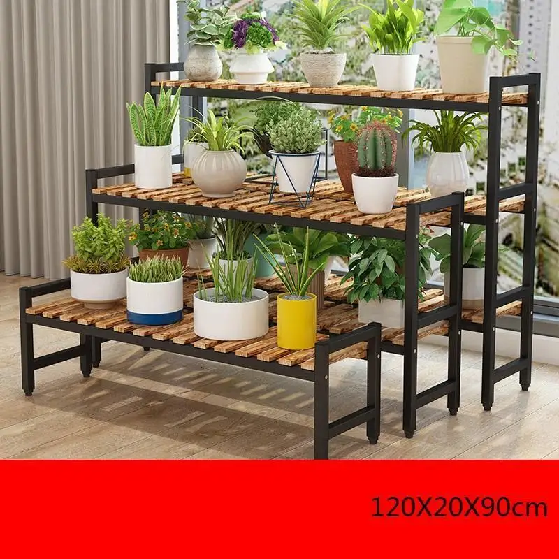 

Terraza Estante Rak Bunga Macetas Para Plantas Estanteria Jardin Indoor Pot Rack Dekoration Outdoor Flower Shelf Plant Stand