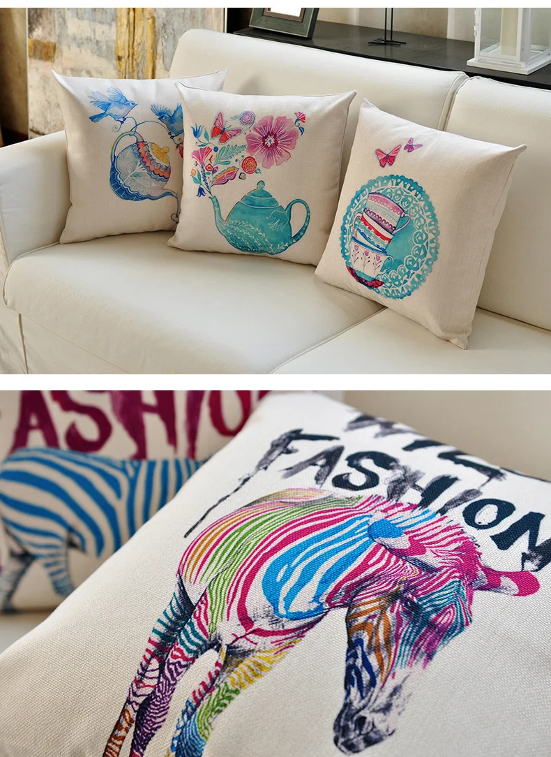 Бесплатная доставка 5 шт./лот пустая сублимационная льняная наволочка для