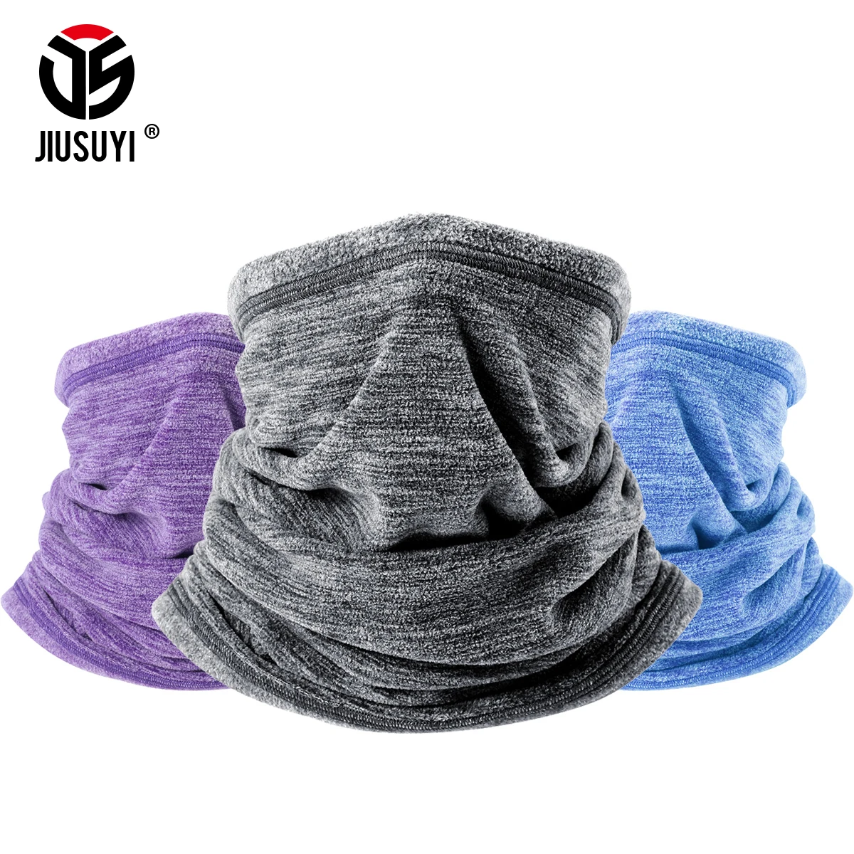 Теплая Флисовая Повязка на шею для холодной погоды трубчатые маска шарфы теплое