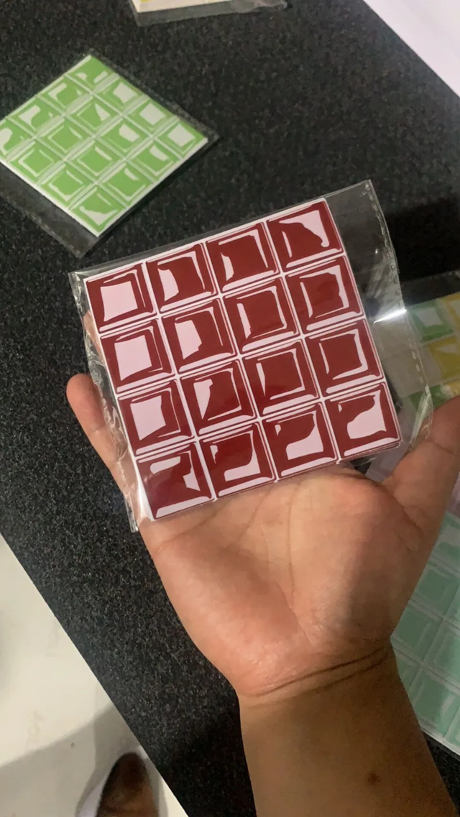 Самоклеящаяся стеклянная 3d наклейка s плитка Diy Наклейка на стену пол для ванной