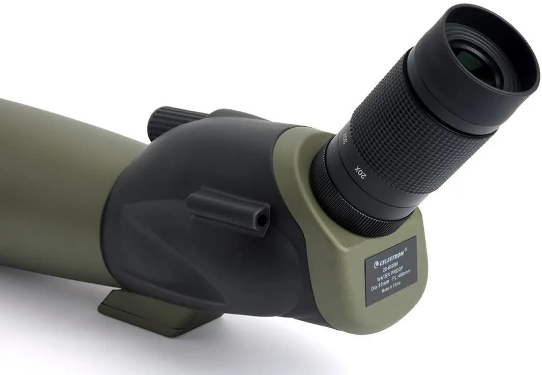 Celestron 60X Ultima 80 Spotting Scope 20 to 60x80mm Zoom Eyepiece Multi Coated Bak-4 Optics for Bird Watching Wildlife |