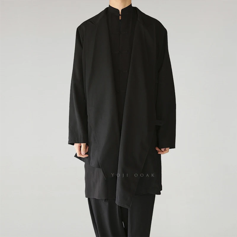 Мужская Черная куртка для отдыха простая Весенняя Новая черная приталенная