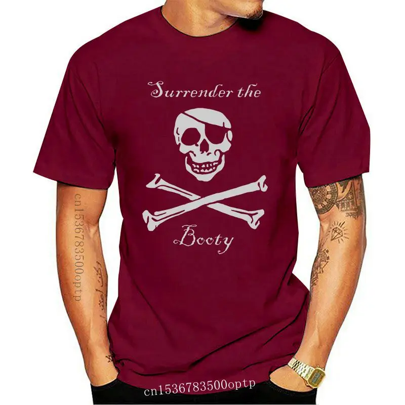 

New Surrender The Booty Funny Pirate T-shirt