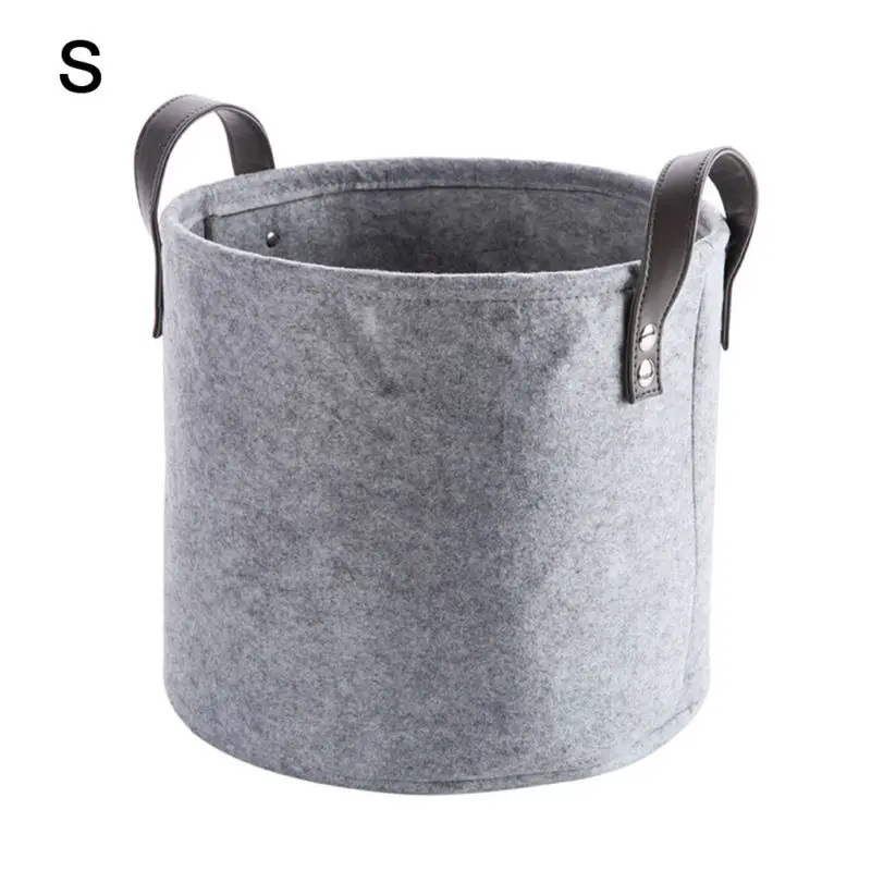 Войлочная корзина для хранения белья коробка игрушек органайзер складная сумка|