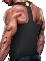 workout vest slimming corset shapewear gym men muscle sleeveless shirt tank top neoprene sauna sweat vests