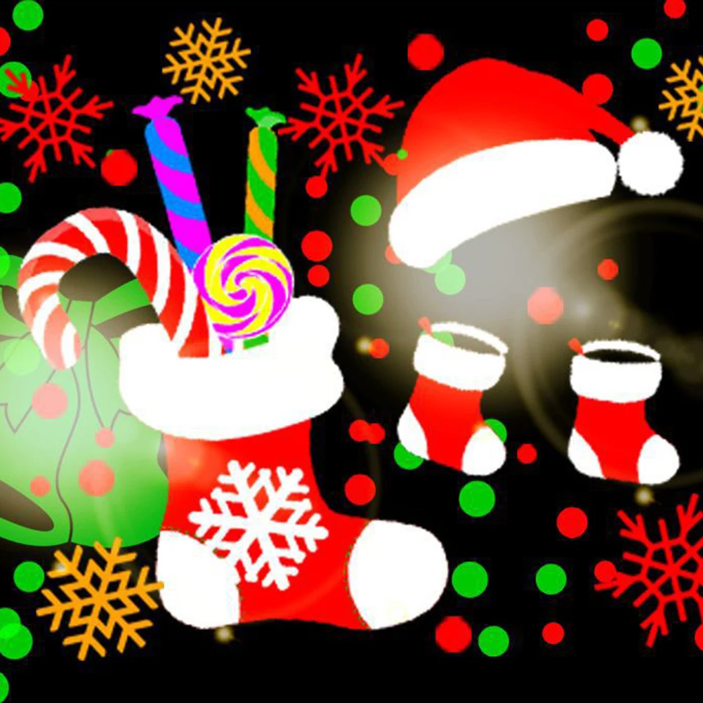 20 узоров праздничный светодиодный проектор вращающаяся лампа Хэллоуин фонарь