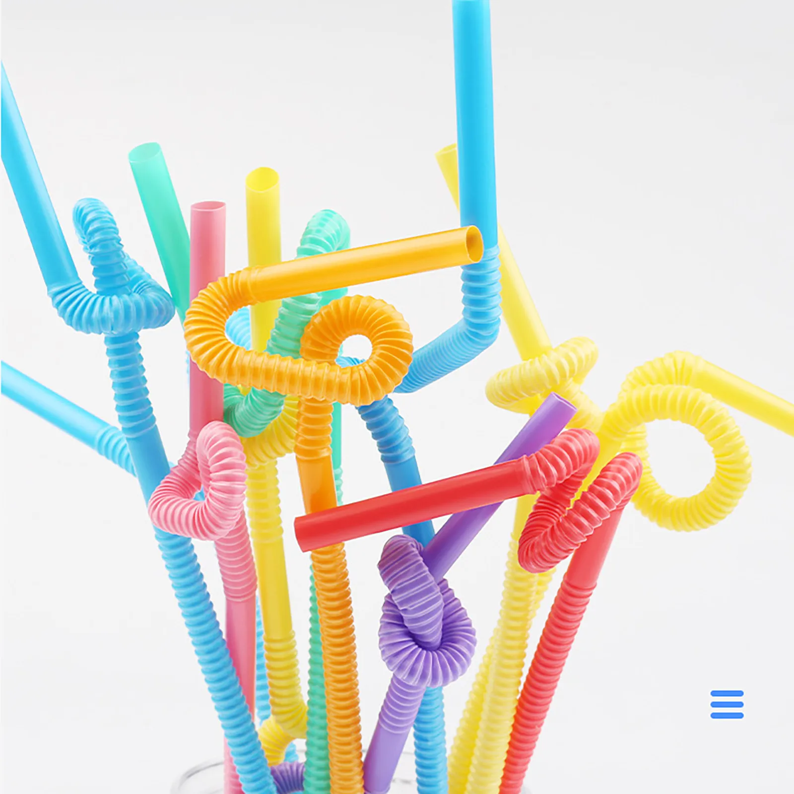 

Color Disposable Plastic Straws Bent DIY Straws Creative Milk Tea Drink Straws