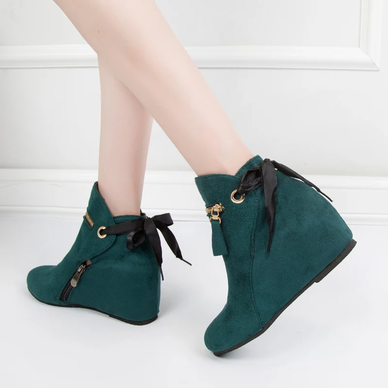 Женские дышащие ботинки с высоким берцем Цвет черный зеленый красный Женская