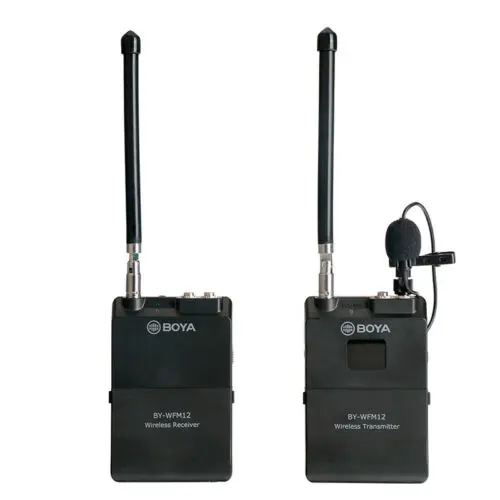 BOYA BY WFM12 12CH беспроводной аудио VHF микрофон Беспроводная микрофонная система