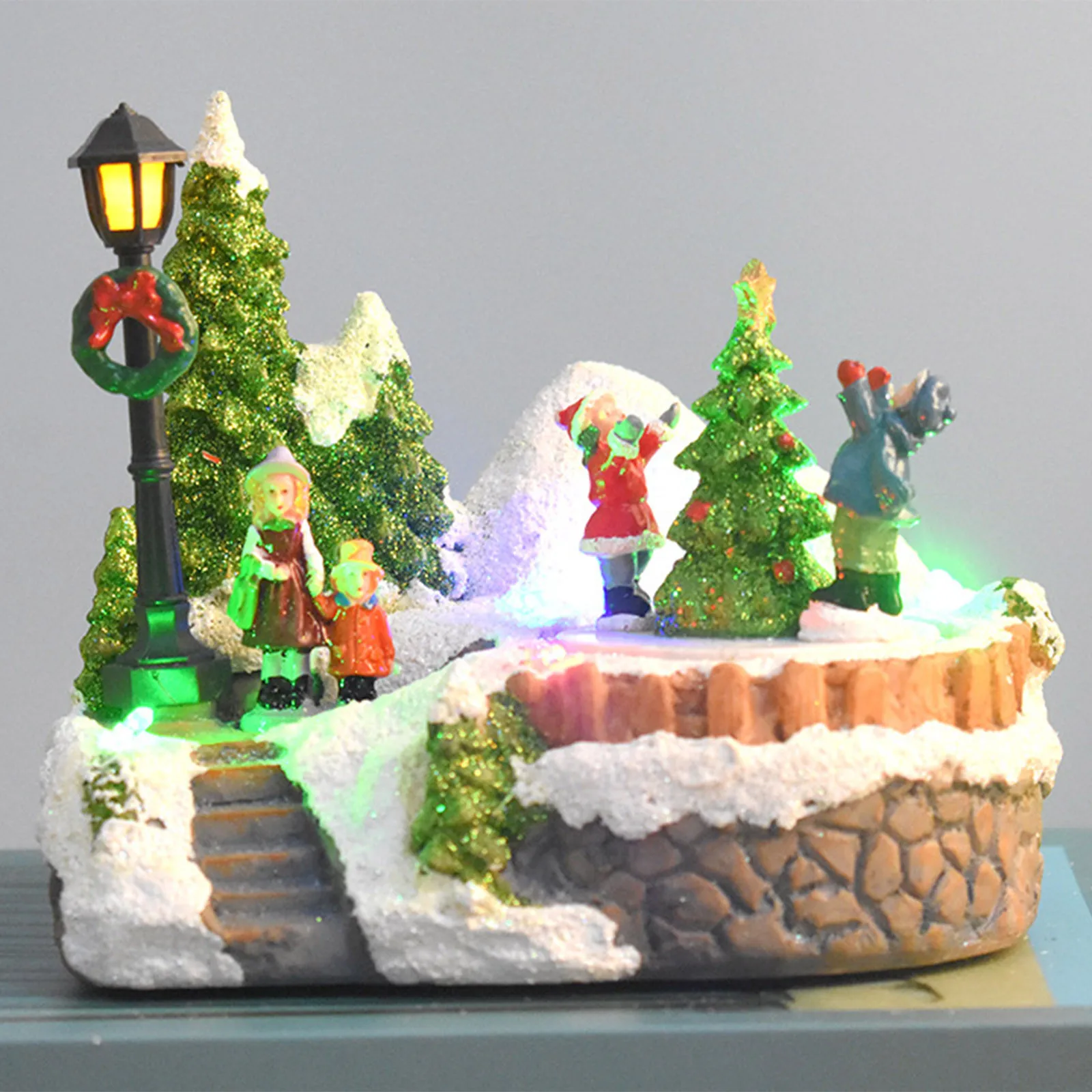 

Рождественские светящиеся украшения, поделки из смолы для рождественской елки, рождественские украшения, рождественские украшения для дом...