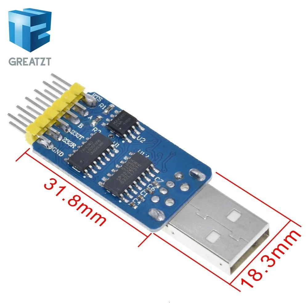 CP2102 USB 2,0 UART ttl 5PIN Соединительный модуль последовательный преобразователь STC Замена FT232 CH340 PL2303 CP2102 MICRO USB для aduino