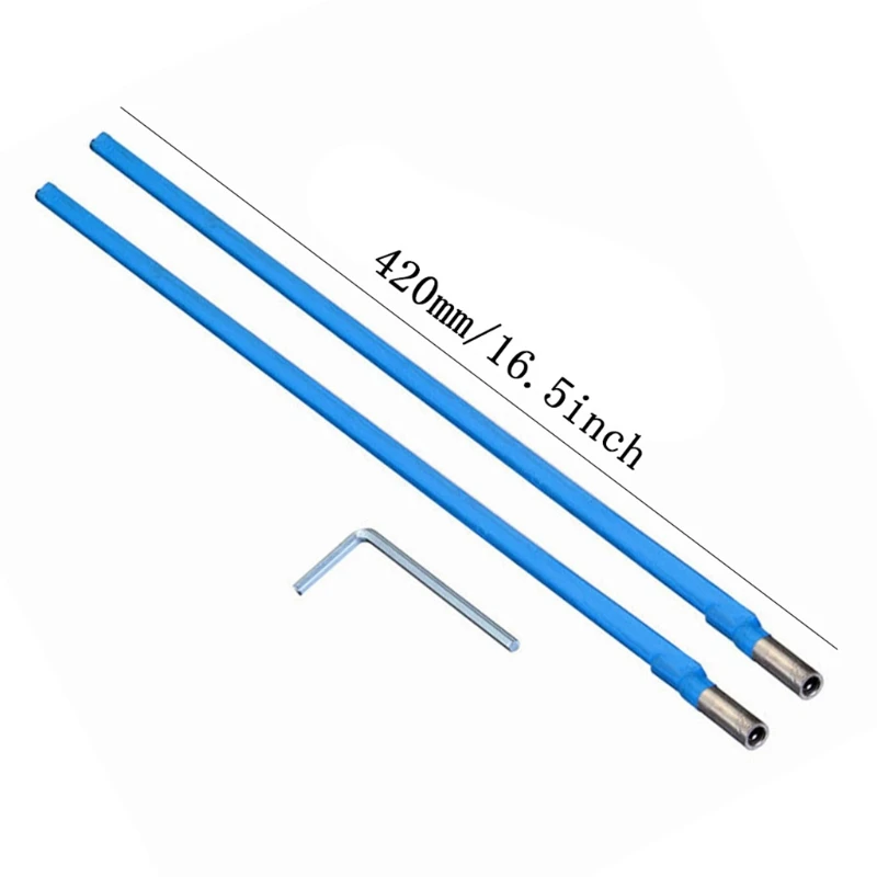 

1Set Two Way Dual Action Guitar Truss Rod Blue Adjustment Lever with Hex Wrench