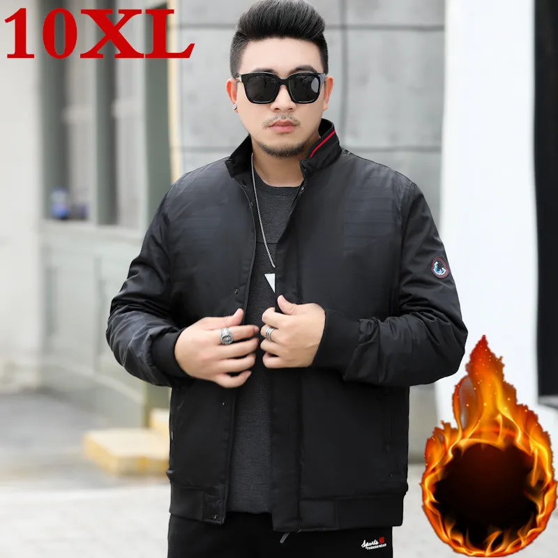 Новинка мужская флисовая куртка большого размера 10XL 9XL 8XL 7XL 6XL высокого качества