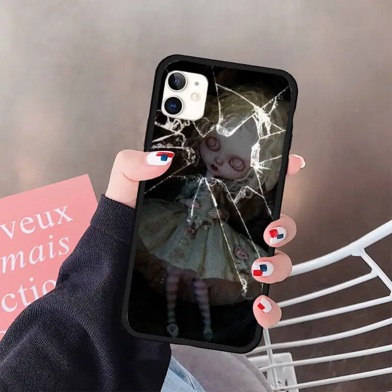

Horror doll cute doll luxury design shell Phone Case for iPhone 11 12 pro XS MAX 8 7 6 6S Plus X 5S SE 2020 XR