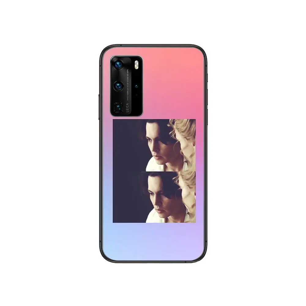 

Johnny depp case Phone Case For Huawei P 40 30 20 10 9 8 Lite E Pro Plus Black Etui Coque Painting Hoesjes comic fas