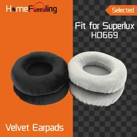 homefeeling earpads for superlux hd669 headphones earpad cushions covers velvet ear pad replacement