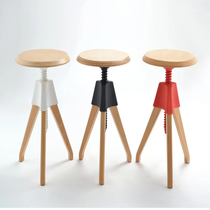 Подъемный вращающийся обеденный стул Скандинавский дизайн креативный