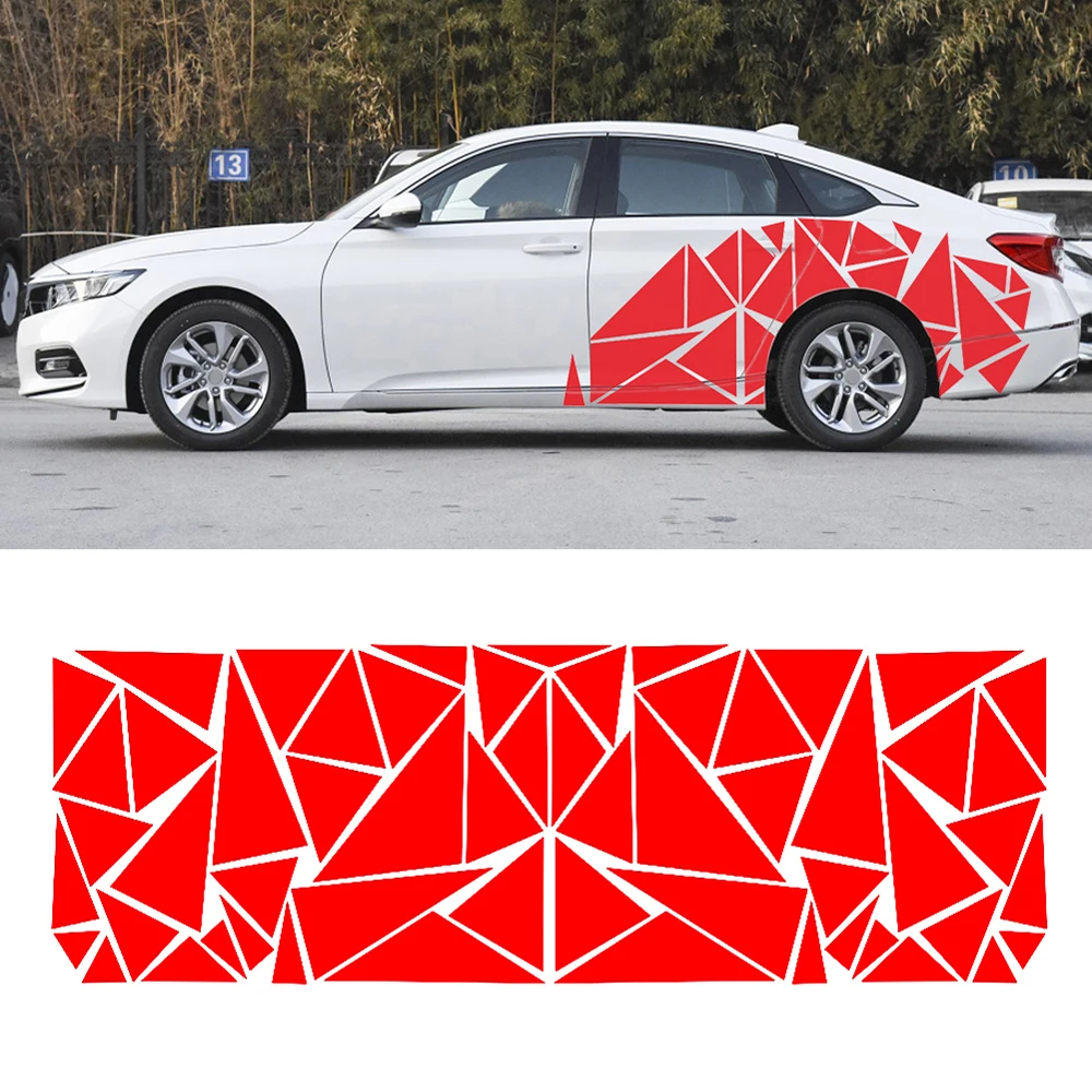 

1PC Sticker 200*60cm Car Cars Decals Decor Motorcycles Red Ships Side New
