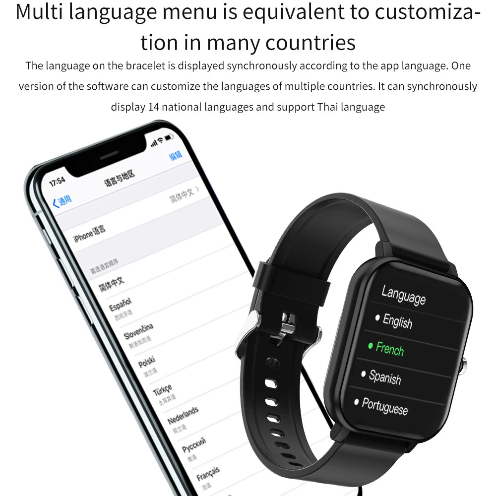 bluetooth call smart watch men women blood pressure heart rate monitor smartwatch music player fitness tracker watch clock pk p8 free global shipping