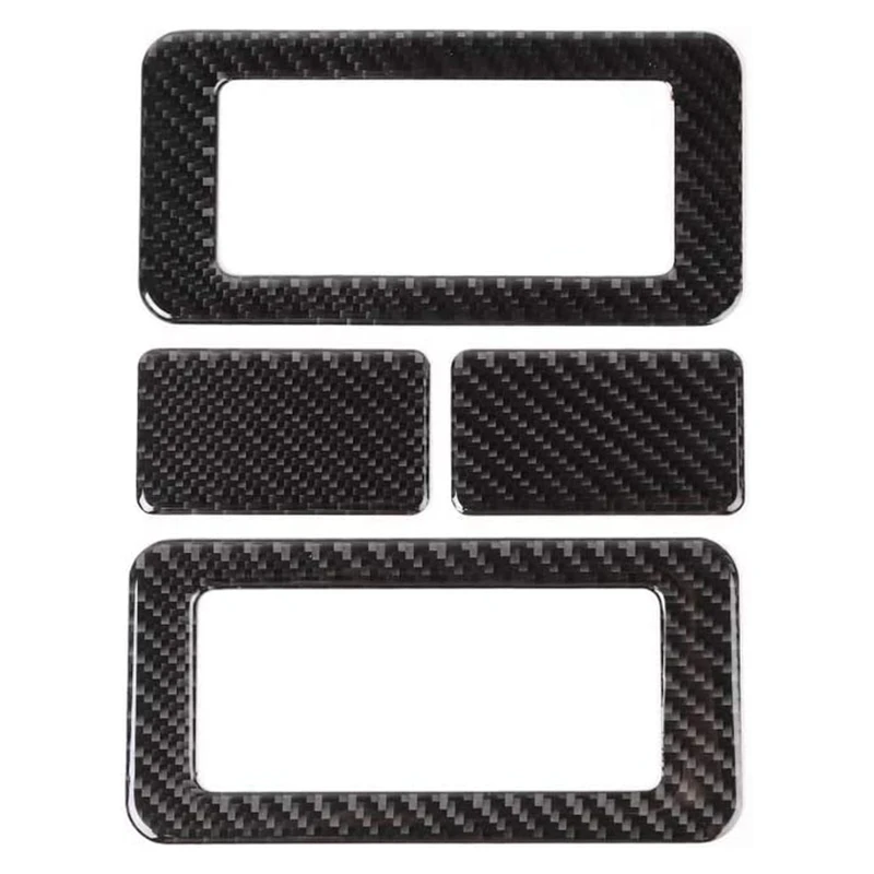 

Carbon Fiber Car Rear Seat Switch Cover for Jeep Wrangler JK 2011-2017 Seat Adjust Switch Decorative Cover