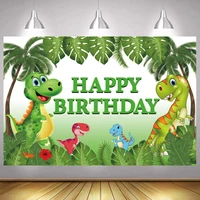 dinosaur backdrop jurassic world wild forest happy birthday party photography background animal photographic banner