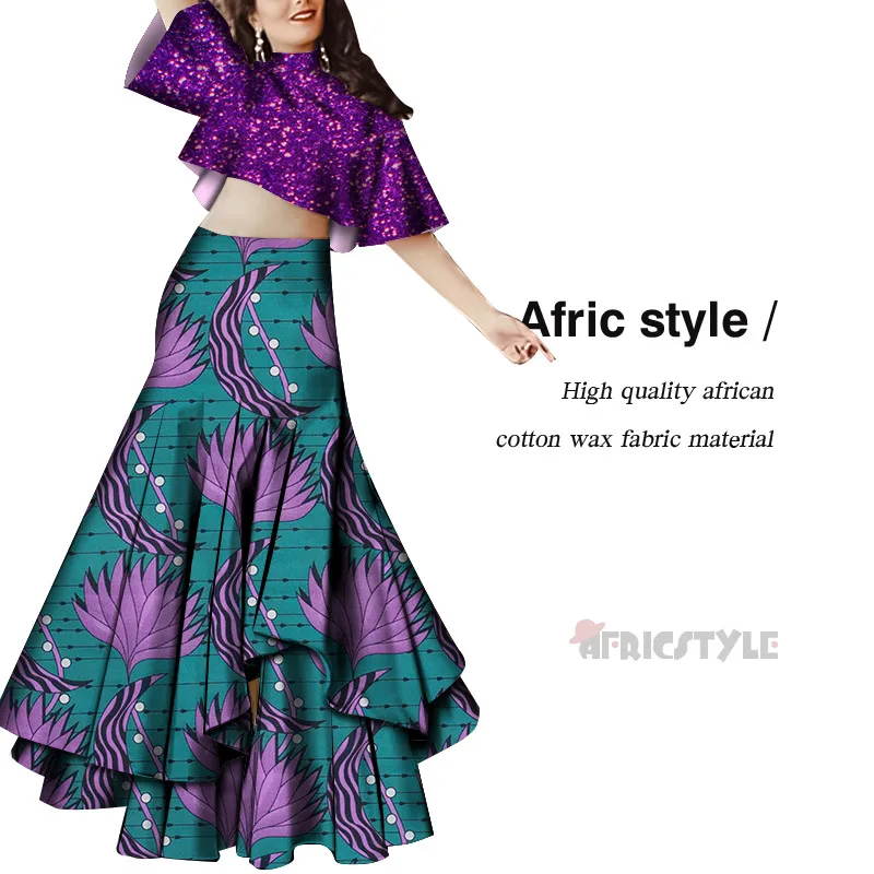 Новые африканские базиновые Роскошные платья Дашики с оборками вечерние из 2