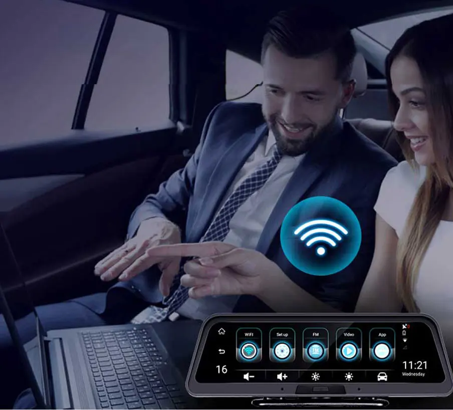 Автомобильный видеорегистратор 4G ADAS Android 10 ''с двумя объективами камера в зеркале заднего вида gps Wi-Fi монитор парковки рекордер вождения E98