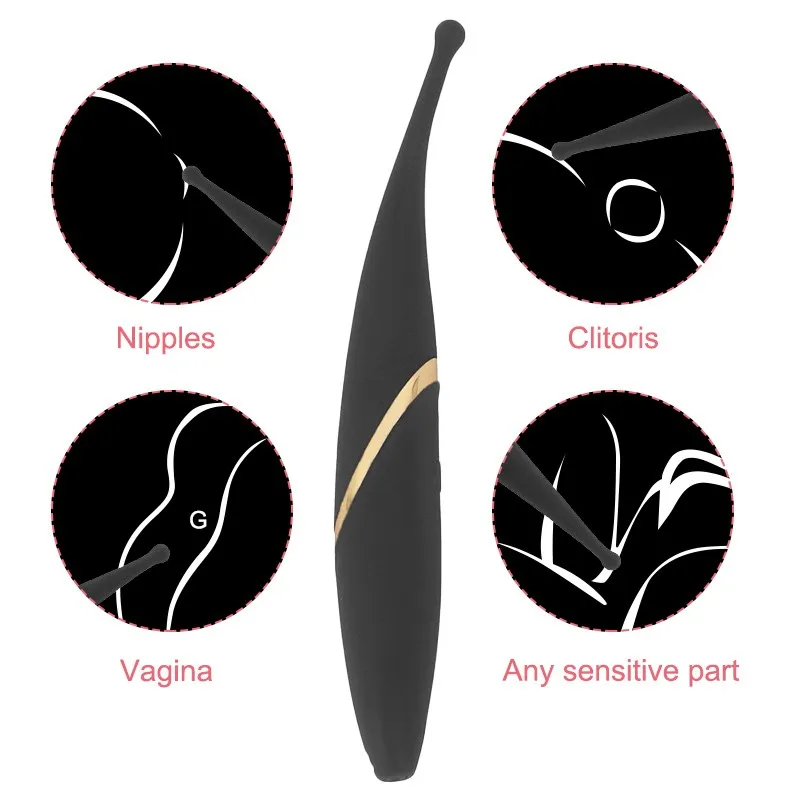 Вибратор палочка секс игрушки для женщин 12 частот вагинальный клиторальный