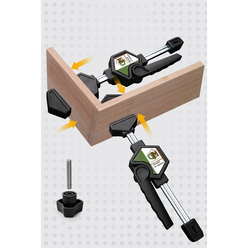 Woodworking Clamper Adjustable Quick Release Grip Clamp Fixed Jaw Parallel | Инструменты