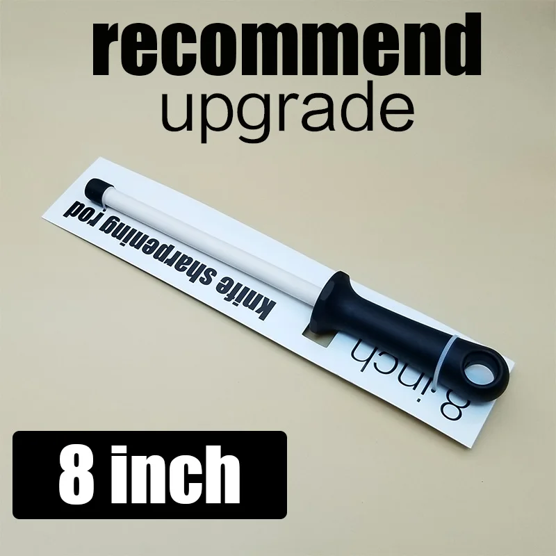 new recommend 8 inch 1 шт. Керамика(цирконий) стержень Ножи точилка для ножей с ABS ручкой заточки шеф-повара Сталь ножи Кухня помощник мусат - Цвет: new recommend 8 inch