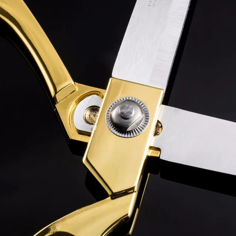 Золотые ножницы Pulaqi швейные для ткани изготовления одежды искусственная кожа |