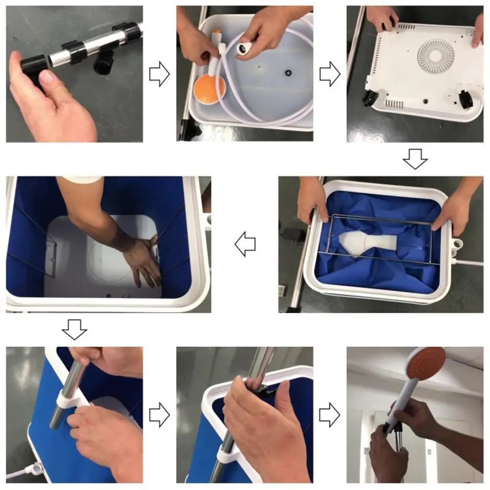 Многофункциональный душ 2021 с подогревом для путешествий кемпинга