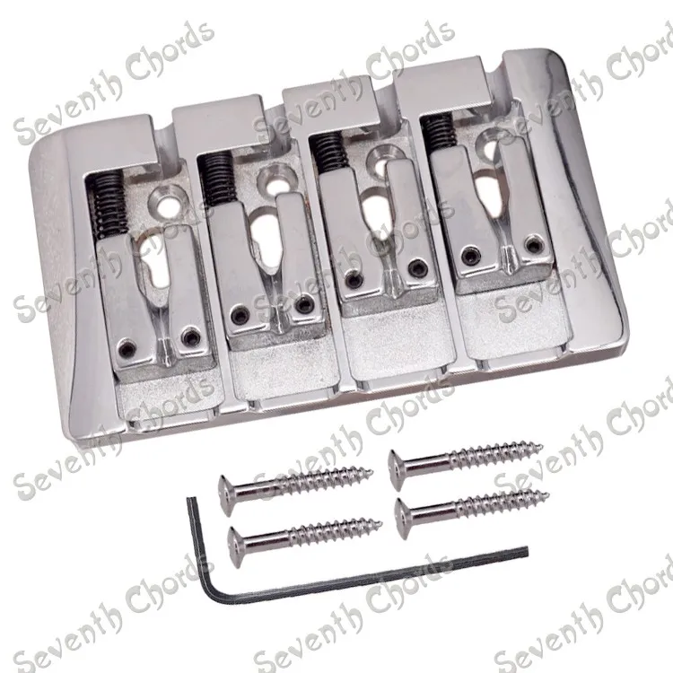 Винтаж L Форма 4 косоурные для электрической бас гитары мост/верхней загрузкой