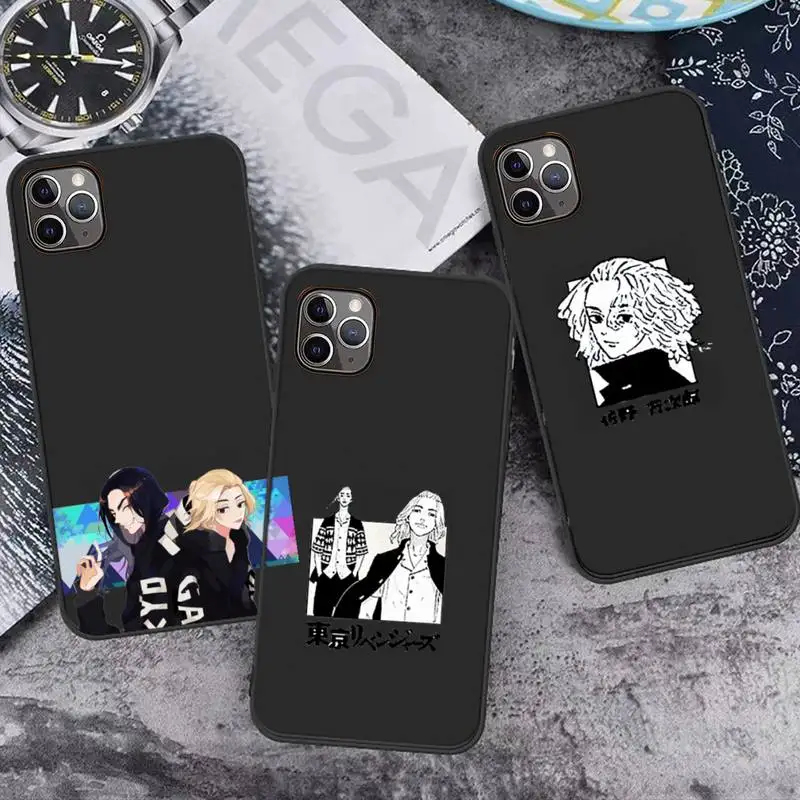 

tokyo revengers Phone Case for iPhone 13 7 8 11 12 Pro X XS XR Samsung A S 6 7 9 10 51 70 mobile bags iphone 11 case shell
