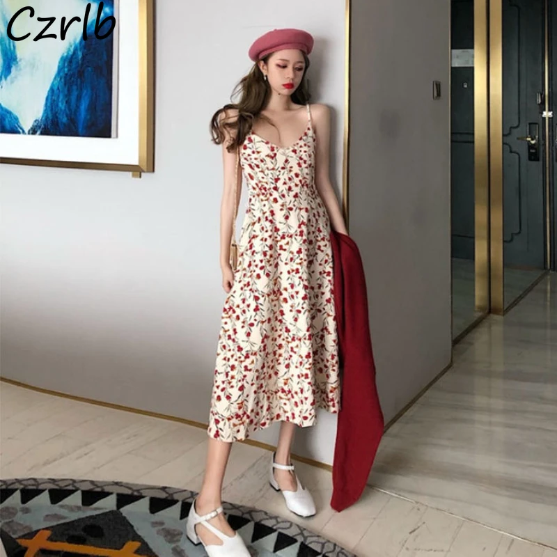 Женские летние платья с цветочным принтом универсальный модный шикарный сарафан