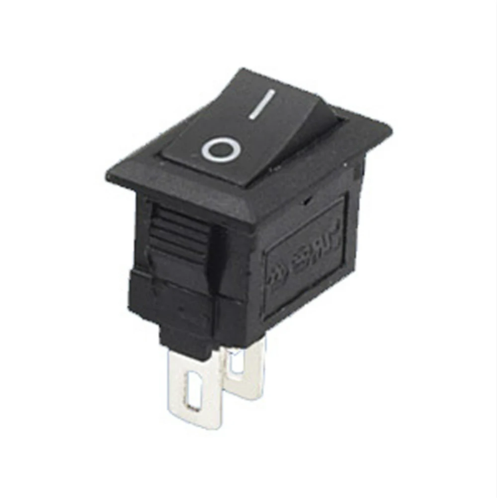 5 шт. KCD11 101 3A/250V маленький черный 10*15 мм SPST 2PIN на включение/выключение G130 лодка