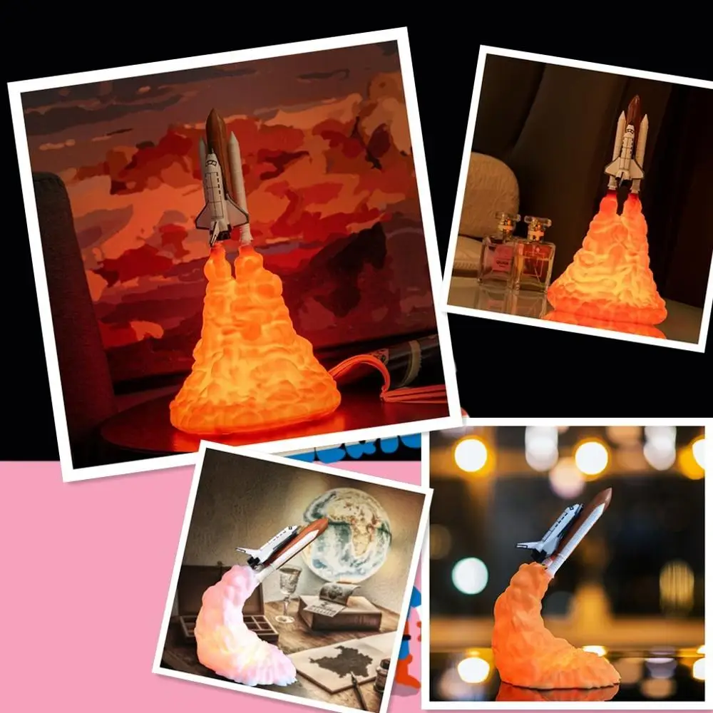 2020 новый дропшиппинг космический челнок лампы и в виде Луны ночной Светильник по