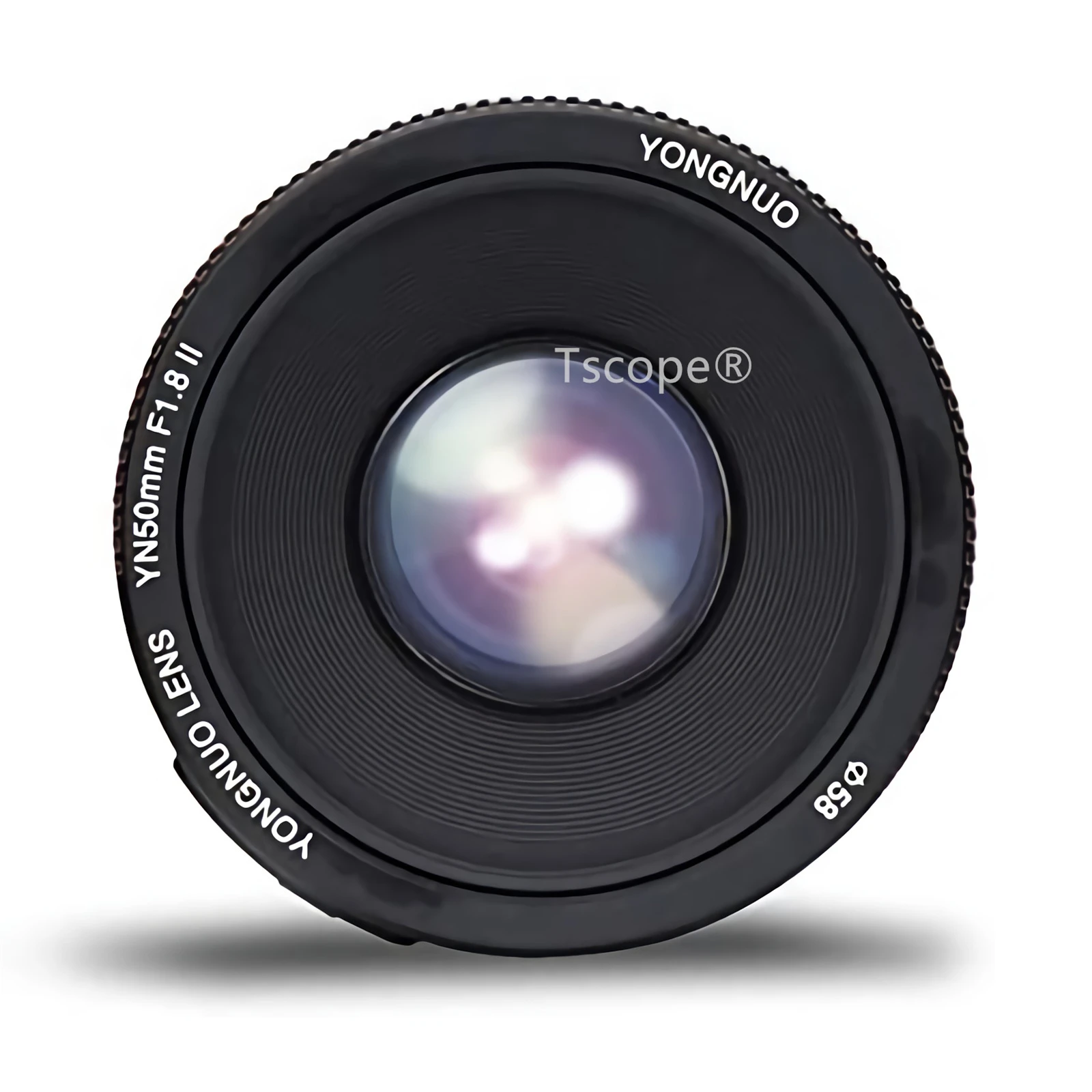 Yongnuo YN50MM F1.8 II AF/MF 0 35 M фокус расстояние стандартный основной объектив черный для
