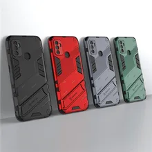 Armor Case For OPPO A53 A32 A33 A53S A93 A93S A94 A74 Punk Style Holder Bumper Protective Phone Cases For OPPO A53 A74 Cover