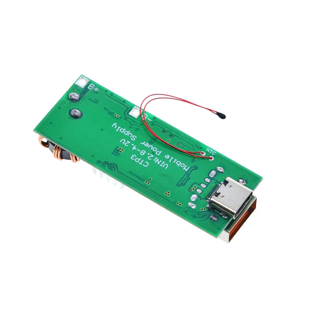 Двунаправленный модуль питания для быстрой зарядки QC4.0 QC3.0 внешний аккумулятор USB