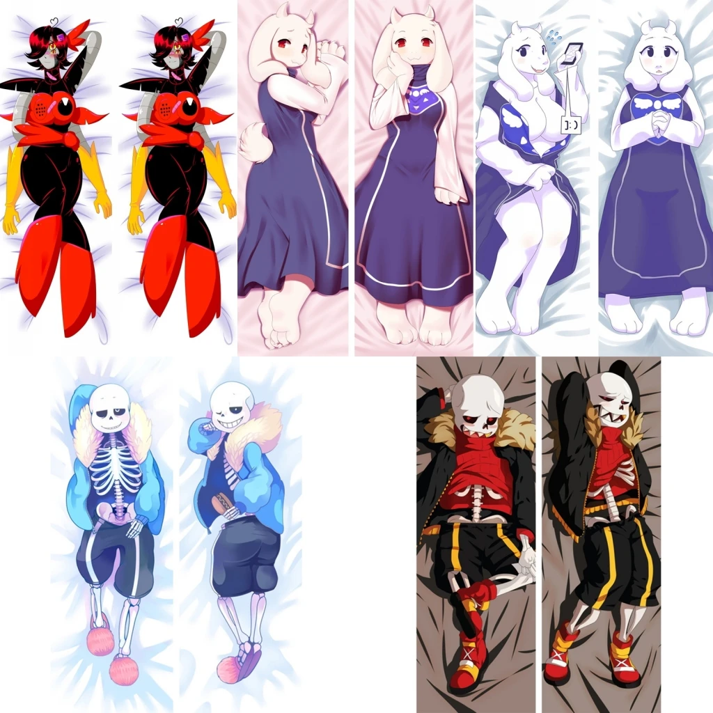 

Undertale Toriel Mettaton Sans Cosplay Dakimakura Pillow Case Hugging Body Prop