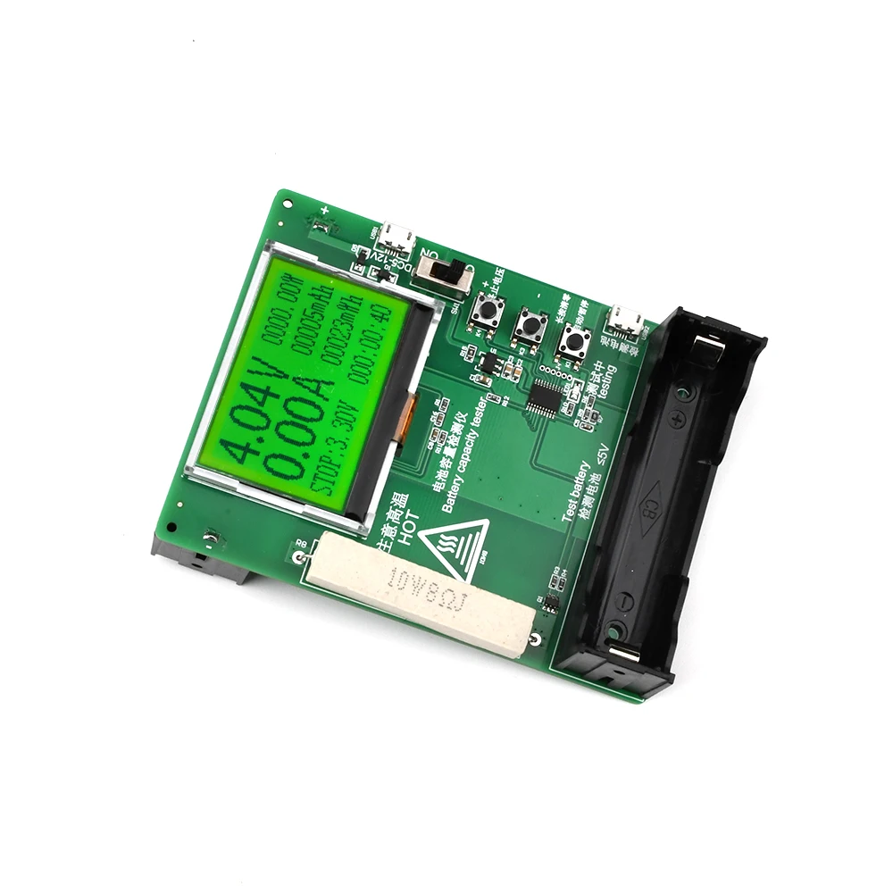 ЖК дисплей светодиодный Дисплей Батарея Ёмкость тестер мА/ч МВтч 18650 Литий