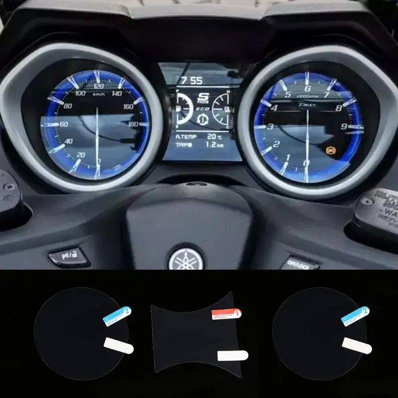 

2 Set Cluster Scratch Cluster Screen Protection Film Protector for yamaha Tmax 530 DX SX 2017 2018 Q9QD